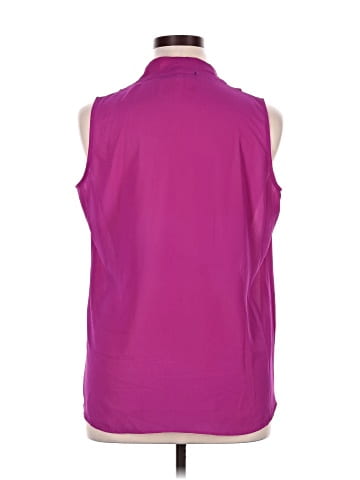 Rose + Olive Sleeveless Blouse (view 2)