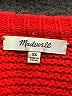Madewell Solid Red Pullover Sweater Size XS - photo 7