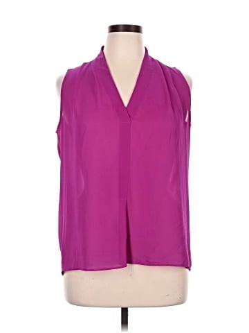 Rose + Olive Sleeveless Blouse (view 1)
