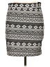 Vero Moda Chevron-herringbone Gray Casual Skirt Size L - photo 1