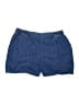 Lane Bryant Solid Blue Shorts Size 20 - photo 1