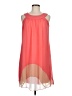 En Focus Studio 100% Polyester Color Block Orange Casual Dress Size 6 - photo 1