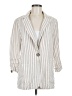 H By Halston Stripes Ivory Blazer Size L - photo 1