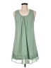 Double Zero 100% Polyester Solid Green Casual Dress Size M - photo 1