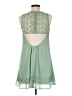 Double Zero 100% Polyester Solid Green Casual Dress Size M - photo 2