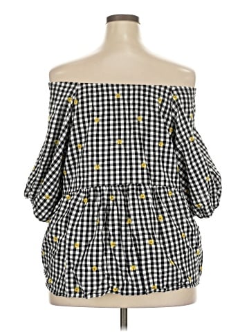 Old Navy 3/4 Sleeve Blouse (view 2)