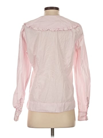 Ganni Long Sleeve Blouse (view 2)