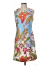 Just... Taylor Tropical Blue Cocktail Dress Size 8 - photo 1