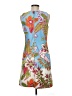 Just... Taylor Tropical Blue Cocktail Dress Size 8 - photo 2