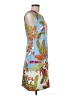 Just... Taylor Tropical Blue Cocktail Dress Size 8 - photo 4