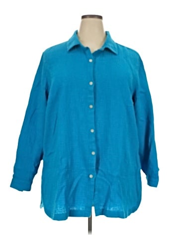 J.Jill 3/4 Sleeve Button-Down Shirt (view 1)