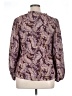 Intermix Paisley Purple Long Sleeve Blouse Size XL - photo 2