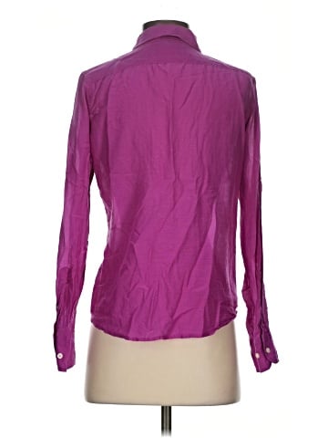 Lauren by Ralph Lauren Long Sleeve Silk Top (view 2)