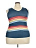 Unbranded Blue Sleeveless T-Shirt Size M - photo 1