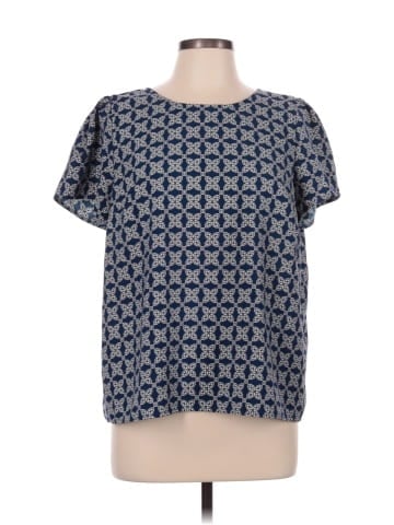 J.Crew Factory Store Short Sleeve Blouse (view 1)