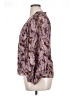 Intermix Paisley Purple Long Sleeve Blouse Size XL - photo 5