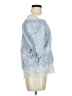 Talbots 100% Cotton Blue 3/4 Sleeve Blouse Size M - photo 4