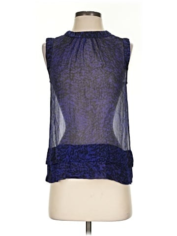 Rebecca Taylor Sleeveless Silk Top (view 1)