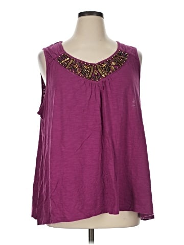 a.n.a. A New Approach Sleeveless Blouse (view 1)