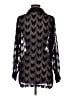 Harley Davidson Chevron-herringbone Black Long Sleeve Blouse Size M - photo 2