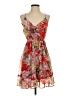 Bobeau 100% Polyester Paisley Red Cocktail Dress Size XS - photo 1