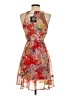 Bobeau 100% Polyester Paisley Red Cocktail Dress Size XS - photo 2