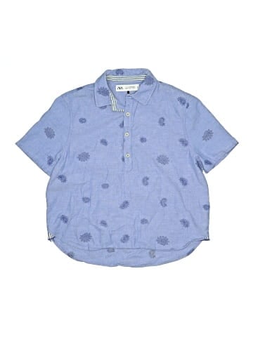 Zara Short Sleeve Button-Down Shirt (view 1)