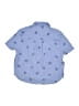 Zara Paisley Blue Short Sleeve Button-Down Shirt Size 10 - photo 2