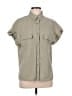 Max Studio Tan Short Sleeve Polo Size L - photo 1