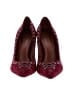 Coach Burgundy Heels Size 8 1/2 - photo 2