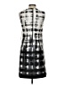 Calvin Klein Graphic Checkered-gingham Gray Casual Dress Size 2 - photo 2