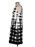 Calvin Klein Graphic Checkered-gingham Gray Casual Dress Size 2 - photo 5