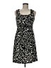 En Focus Studio Animal Print Black Casual Dress Size 8 - photo 1