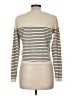 Zara Stripes Ivory Turtleneck Sweater Size M - photo 2