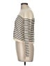 Zara Stripes Ivory Turtleneck Sweater Size M - photo 5