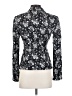 Ann Taylor 100% Cotton Floral Black Blazer Size S - photo 2