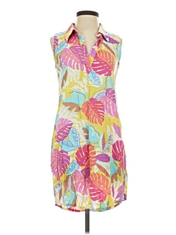 Blue Ginger Sleeveless Button-Down Shirt (view 1)