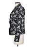 Ann Taylor 100% Cotton Floral Black Blazer Size S - photo 5