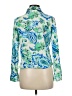 Zara Paisley Blue Long Sleeve Blouse Size M - photo 2