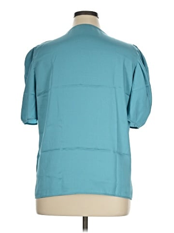 DKNY Short Sleeve Blouse (view 2)