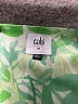 CAbi 100% Polyester Tropical Green Cocktail Dress Size M - photo 7