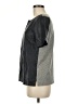 J.Crew Collection 100% Leather Black Short Sleeve Blouse Size M - photo 5