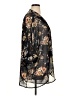 Unbranded 100% Polyester Floral Black Kimono Size XL - photo 4