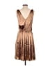 Lanvin Metallic Brown Cocktail Dress Size EU (FR) 38 / US 6 - photo 2