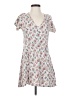 Auguste Floral White Casual Dress Size 4 - photo 1