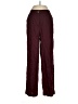 Zara Solid Burgundy Casual Pants Size M - photo 1