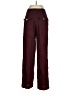 Zara Solid Burgundy Casual Pants Size M - photo 2