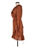 BCBGeneration Polka Dots Brown Casual Dress Size 8 - photo 5