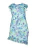 Amy Byer 100% Polyester Floral Blue Dress Size 10 - photo 2