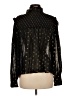 Antik Batik Polka Dots Black Long Sleeve Blouse Size M - photo 2